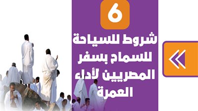 6 شروط للسياحة للسماح بسفر المصريين لأداء العمرة | انفوجراف