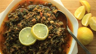 طريقة عمل السبانخ من الشيف نورهان القاضي