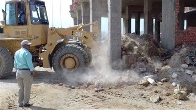 إزالة 154 تعديا على الأراضي الزراعية بالوراق والمناشي وشبرامنت في الجيزة