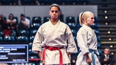 آية هشام تحصد برونزية الكاراتيه في الدوري العالمي بإسبانيا