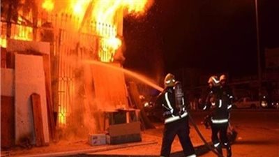 النيابة تنتدب المعمل الجنائي لبيان سبب حريق مشتل في المعادي