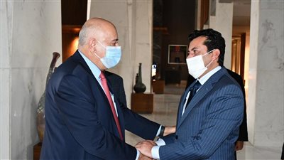 تفاصيل لقاء وزير الشباب والرياضة ونظيره الفلسطيني | صور