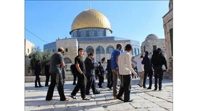 بحراسة شرطة الاحتلال.. مستوطنون يقتحمون الأقصى