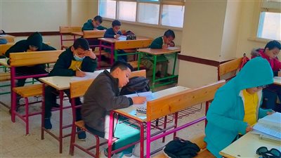 توافد طلاب الإعدادية على لجان الامتحانات بالإسكندرية| فيديو