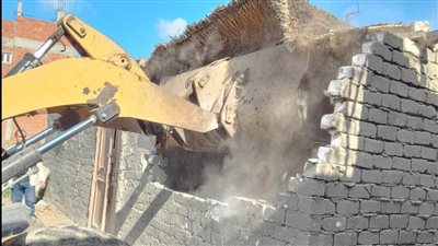 إزالة 234 حالة تعد على الأراضي الزراعية بالمنوفية