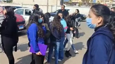 بث مباشر.. طلاب إعدادية كفر الشيخ بعد الخروج من امتحان الجبر: سهل