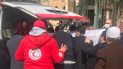 تشييع جثمان الكاتبة زينب منتصر شقيقة سهير المرشدي من مسجد ابن عطاء الله السكندري 