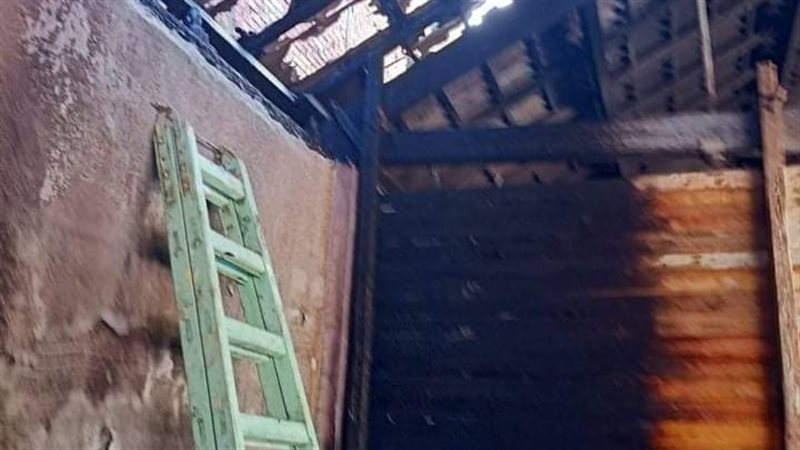 حريق كنيسة الدير