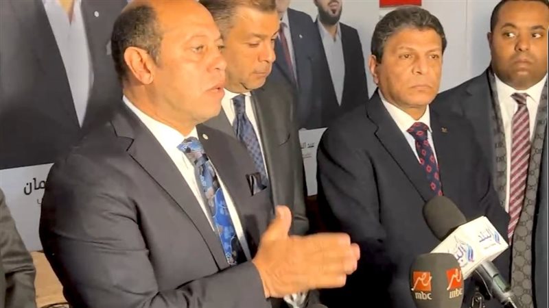 أحمد سليمان فى المؤتمر