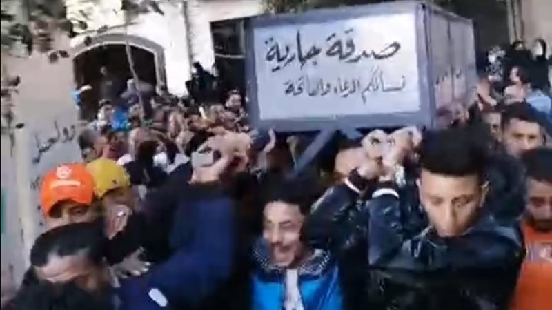 جنازة الشاب حسين