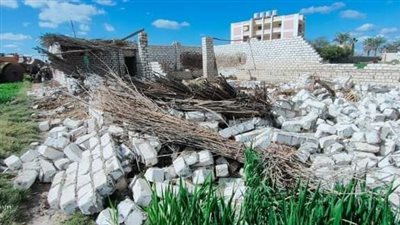  إزالة 613 حالة تعد علي أملاك الدولة بالفيوم