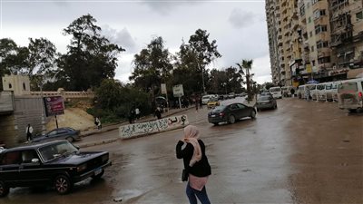 7 صور ترصد سوء الأحوال الجوية في الإسكندرية