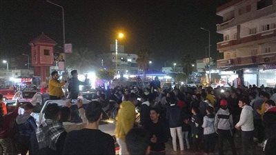 احتفلات عارمة بمدينة العريش بعد فوز منتخب مصر على الكاميرون | فيديو