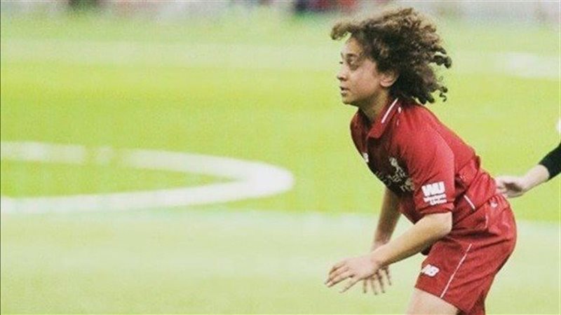 كريم سامح لاعب ليفربول
