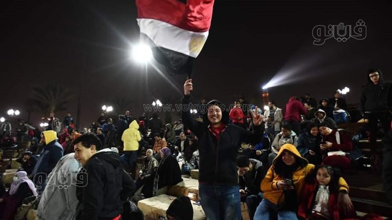 جمهور المنتخب بمركز