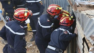 لحظة انهيار الجدار الملاصق للبئر خلال انقاذ الطفل ريان | فيديو