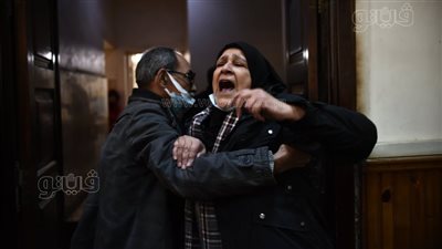 انهيار أهالي ضحايا حادث الشيخ زايد عقب ظهور المتهم | صور وفيديو