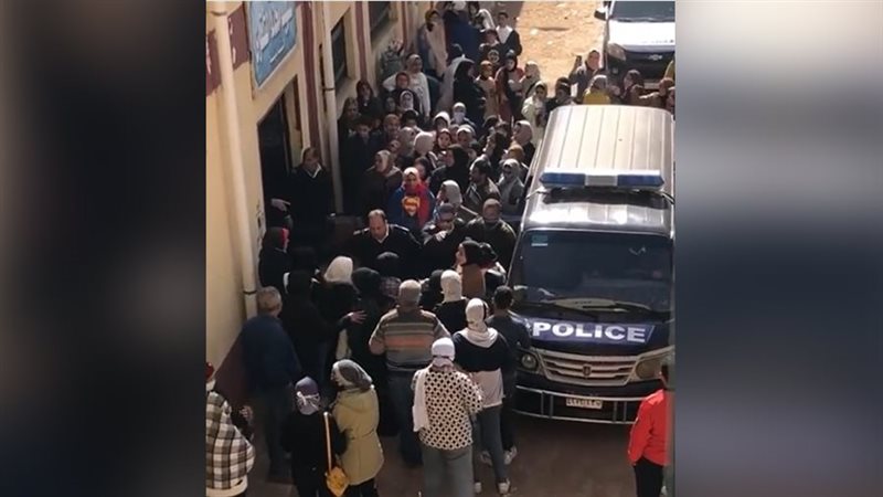 جانب من واقعة الاعتداء