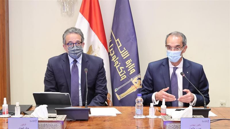 وزيرا السياحة والاتصالات