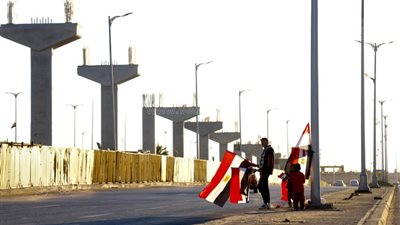 انتشار أعلام مصر بشوارع أكتوبر قبل مباراة مصر والسنغال| صور 