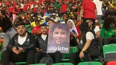  الجماهير المصرية ترفع  صورة ريان| فيديو 