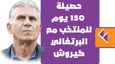 حصيلة 150 يوم للمنتخب مع البرتغالي كيروش | انفوجراف 