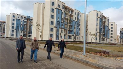 مسئولو وزارة الإسكان يتفقدون مشروعات أكتوبر الجديدة 
