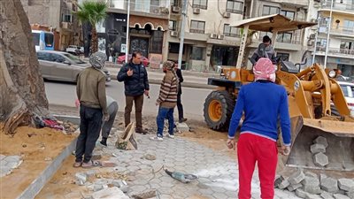 رئيس حي جنوب الجيزة يتفقد إصلاحات شارع البحر الأعظم | فيديو