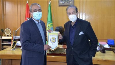 شريف فهمي يستقبل رئيس مجلس إدارة النادي الإسماعيلي | صور