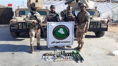 ضبط مواد شديدة الانفجار جنوبي بغداد