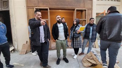 بالصور.. مخرج بيت الشدة ينتهي من المعاينات بمدينة الإنتاج الإعلامي