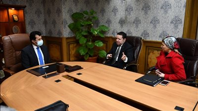 وزير الرياضة يلتقي رئيس المجلس الاقتصادي الأفريقي