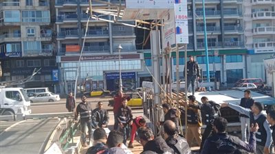 إيقاف أعمال إنشائية حاجبة لرؤية البحر بأحد الأندية على كورنيش الإسكندرية