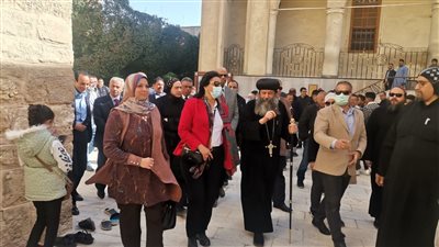 نائب وزير السياحة يتفقد أعمال تطوير مسار العائلة المقدسة بأديرة أسيوط 