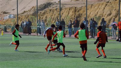 استمرار منافسات دوري «ثابت البطل» بأكاديمية الأهلي لليوم الثاني