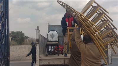 محافظة الجيزة تزيل 3 قاعات أفراح غير مرخصة بالمريوطية | صور