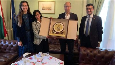 وفد تنسيقية شباب الأحزاب والسياسيين يلتقي سفير المجر بالقاهرة