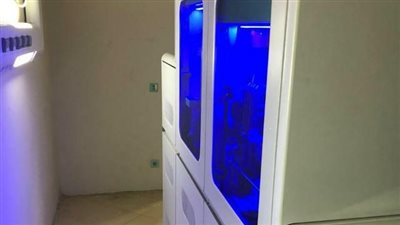 تشغيل جهاز النات بمعمل البيولوجية الجزيئية في مستشفيات جامعة قناة السويس