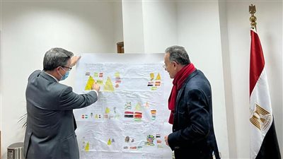 مدرسة إسبانية تهدي المتحف القومي للحضارة 40 لوحة رسمها تلاميذها