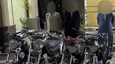 ضبط تشكيل عصابي بالأقصر لسرقة الدراجات النارية