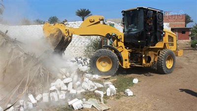 إزالة 116 حالة تعدٍ على الأراضي الزراعية وأملاك الدولة ببني سويف