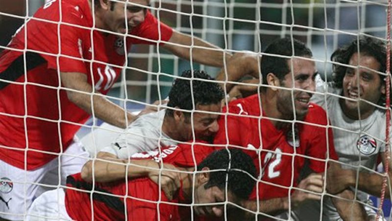 لاعبى منتخب مصر عام