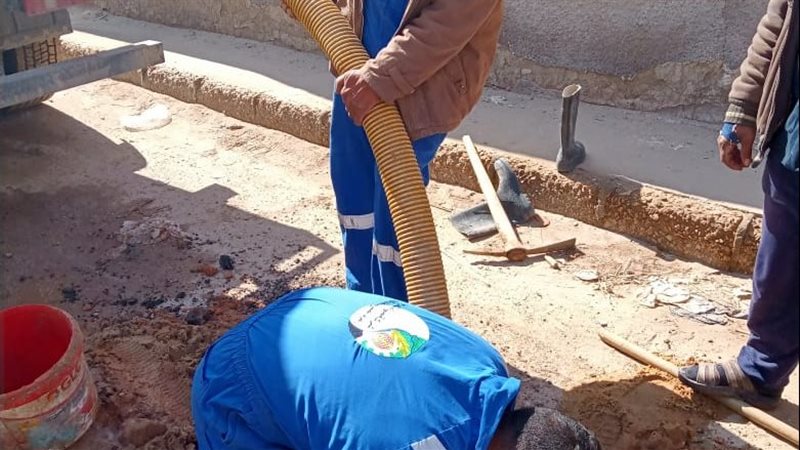 جانب من أعمال الصيانة