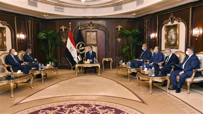 محمود توفيق يستقبل أمين مجلس وزراء الداخلية العرب 