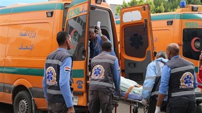 انتداب الطب الشرعي لبيان سبب وفاة سائق وسيدة لقيا مصرعهما في حادث بطريق العياط