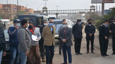 إزالة 20 حالة تعدٍ على حرم الطريق الزراعي بالقليوبية 