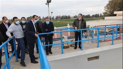 محافظ المنوفية: تشغيل محطة معالجة الصرف الصحي بكفر نفرة نهاية مارس المقبل| صور