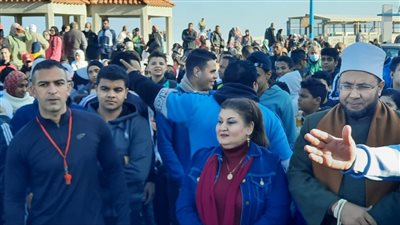 انطلاق مهرجان رياضي ماراثون مشي وجري في الإسكندرية 