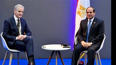  رئيس وزراء النرويج يؤكد محورية الدور المصري في الحفاظ على الاستقرار بالشرق الأوسط وأفريقيا