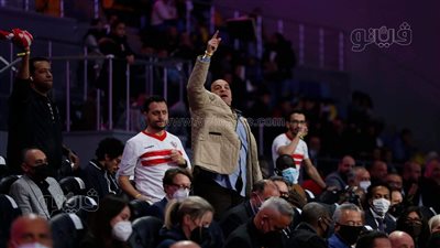 بطل مسلسل الكبير أوي يشجع فريق سلة الزمالك أمام بطل أوروبا| فيديو وصور 